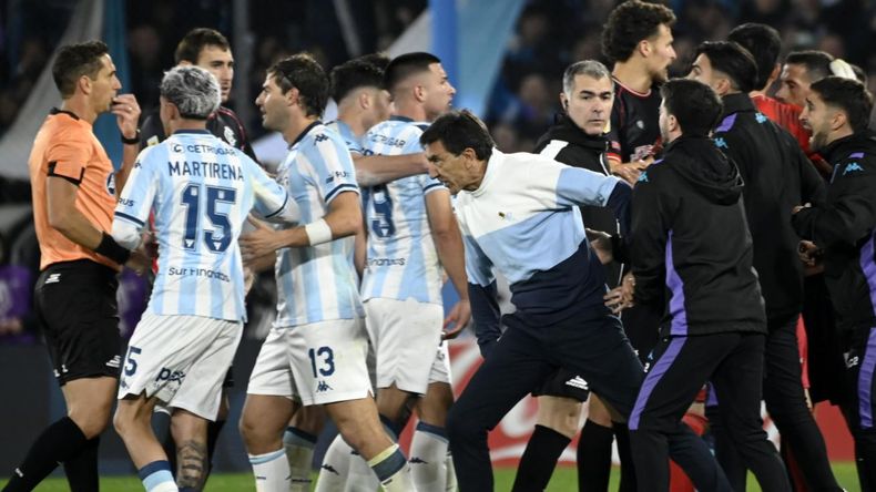 Final tenso en cancha de Racing.