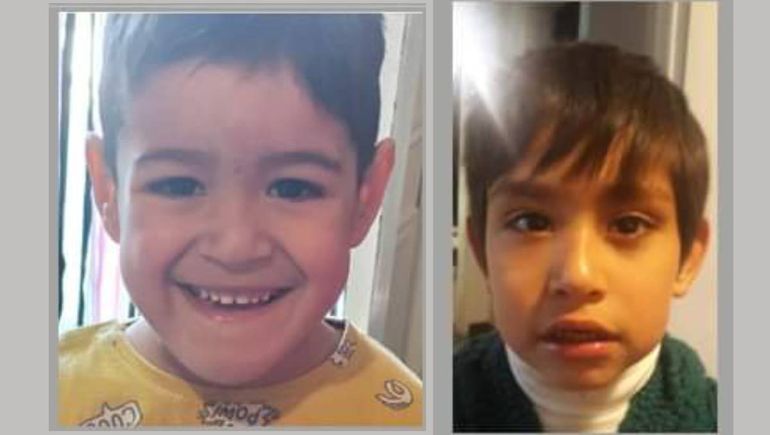 Desesperada búsqueda de dos hermanitos de 4 y 6 años