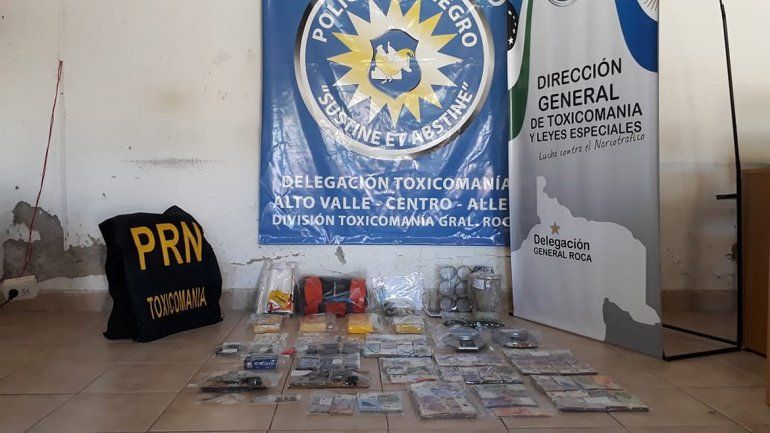 Secuestran cuatro kilos de cocaína en Roca tras operativo