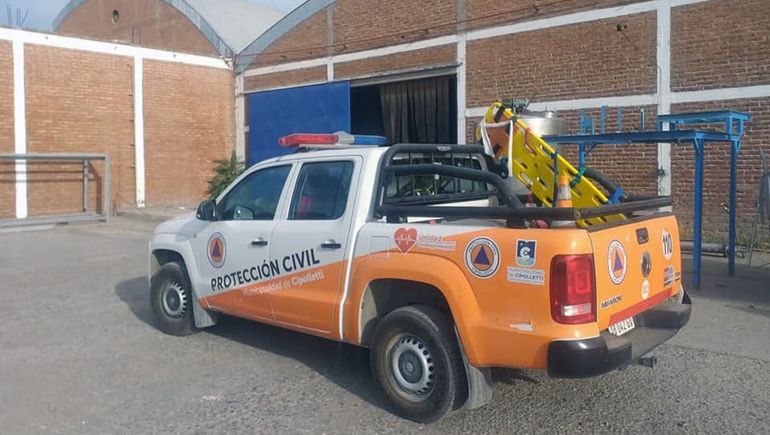 Susto por un incendio en el galpón donde solía funcionar Interlagos 