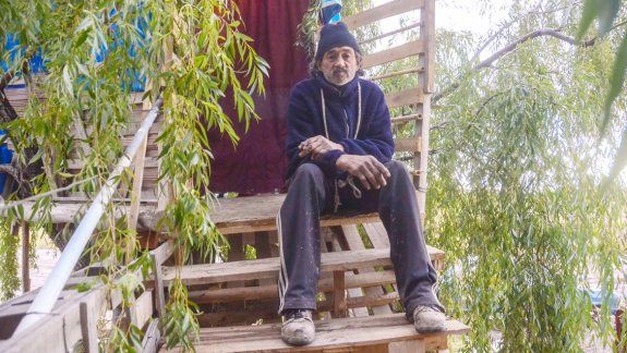 Miguel Tarzán Fernández lucha para que no lo desalojen.