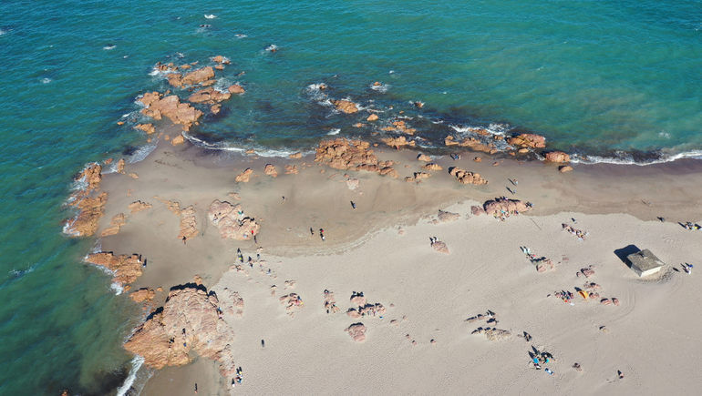 Las Grutas en Río Negro, fue el destino de la costa patagónica más elegido en la temporada de verano.