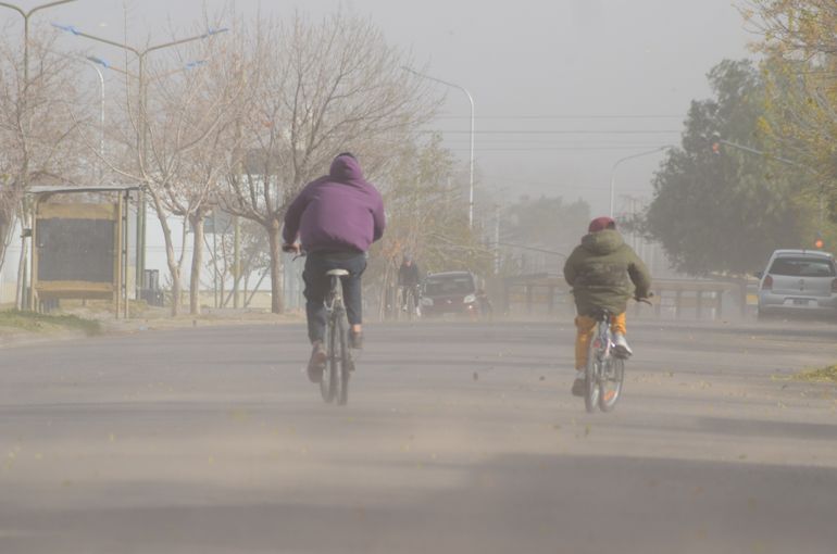 Se espera viento fuerte en Cipolletti y el resto del Alto Valle.