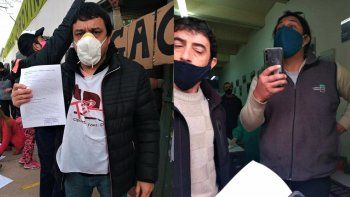tension en una protesta docente en la puerta del cpe