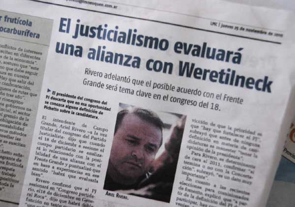 El enfrentamiento de Soria con Rivero tensa el clima interno del PJ