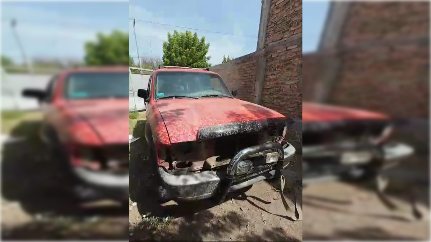 El hombre fue detenido con autopartes de otros vehículos en su poder. Gentileza.