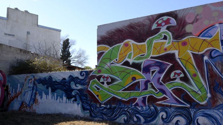 Gigante como sus murales las creaciones de los chicos. Gigante como sus murales las creaciones de los chicos.