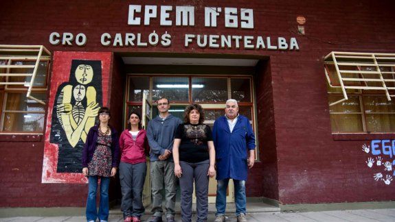 Una escuela que heredó la energía de Carlos 
