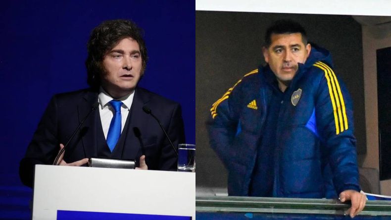 Riquelme llorando y una fuerte frase: Javier Milei defenestró al presidente de Boca por la eliminación | LMCipolletti.com Riquelme llorando y una fuerte frase: Javier Milei defenestró al presidente de Boca por la eliminación