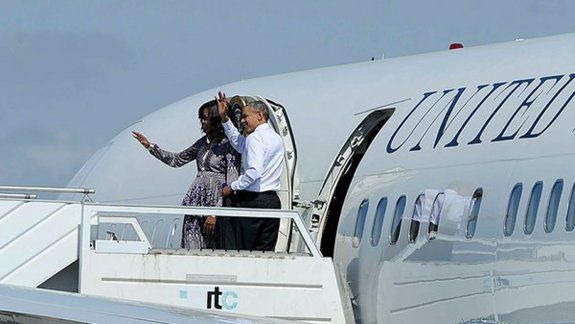 Obama llega a Bariloche cautivado por sus paisajes