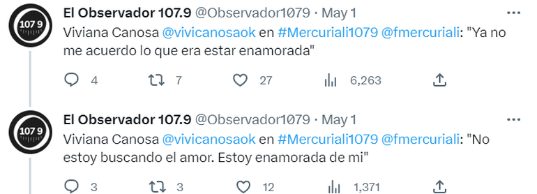 Viviana Canosa: Hace un montón que no me enamoro