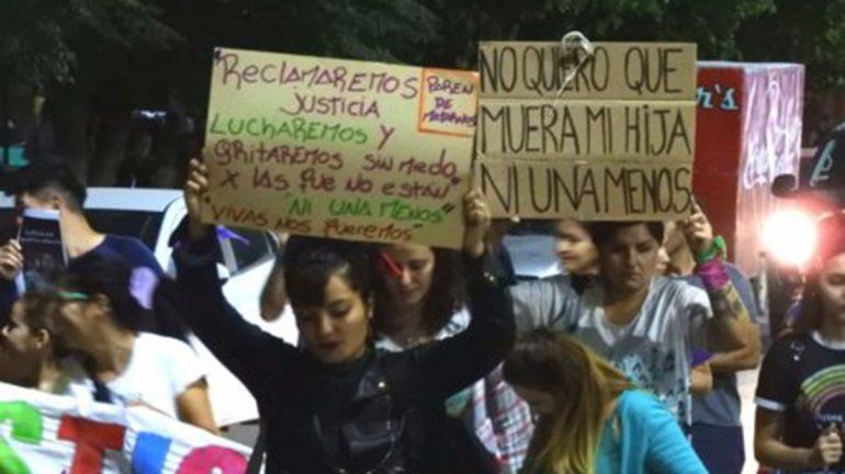 Femicidio de Agustina: marcharon para pedir justicia
