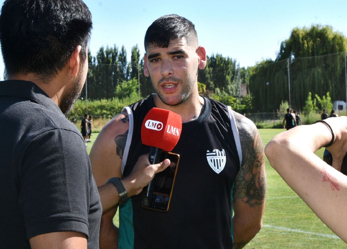Nicolás Parodi, una de las caras nuevas que tiene Cipolletti en su plantel. Fotos: Antonio Spagnuolo