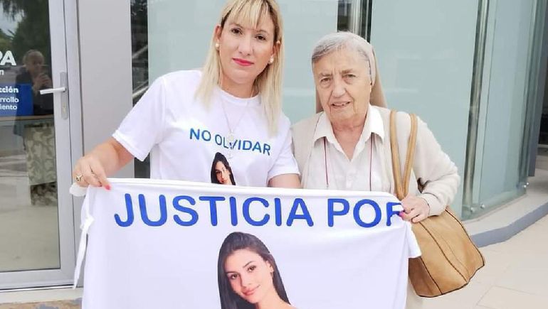 La religiosa Martha Pelloni pidió justicia por Agustina Fernández. Foto: gentileza.