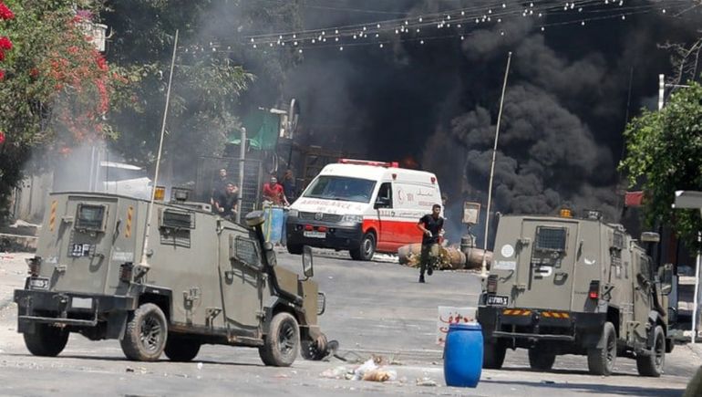 El Ejército israelí mató a 8 palestinos con drones