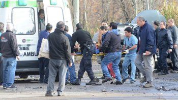 un motociclista murio en un choque frontal sobre la ruta 22