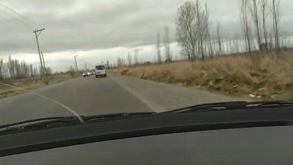 Chofer transportaba nenes de un jardín a 130 km/h