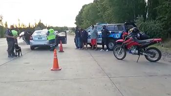 video: atraparon a dos narcos con un ladrillo de marihuana