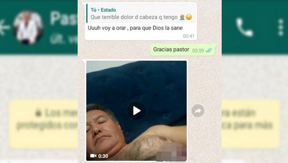 Sobreseen al pastor que mandó un video masturbándose