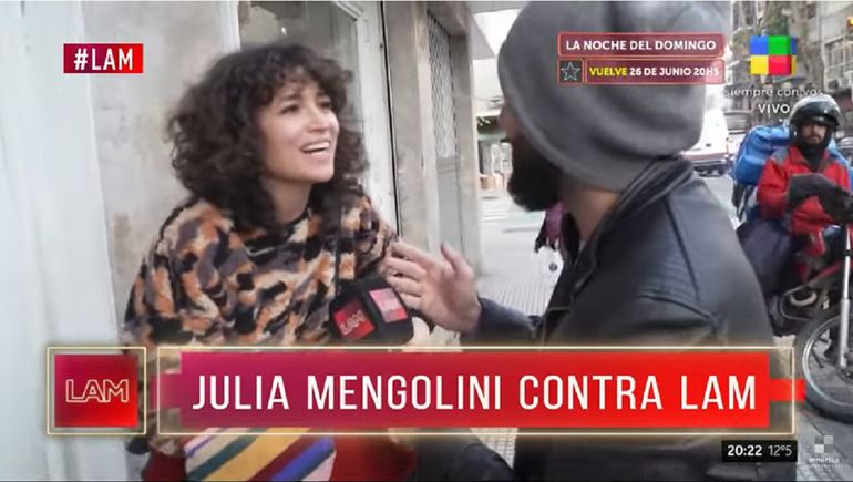 El exabrupto de Julia Mengolini contra LAM: Son unos hijos de puta