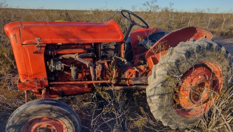 Le robaron el tractor en Cervantes y la Policía lo encontró en Beltrán