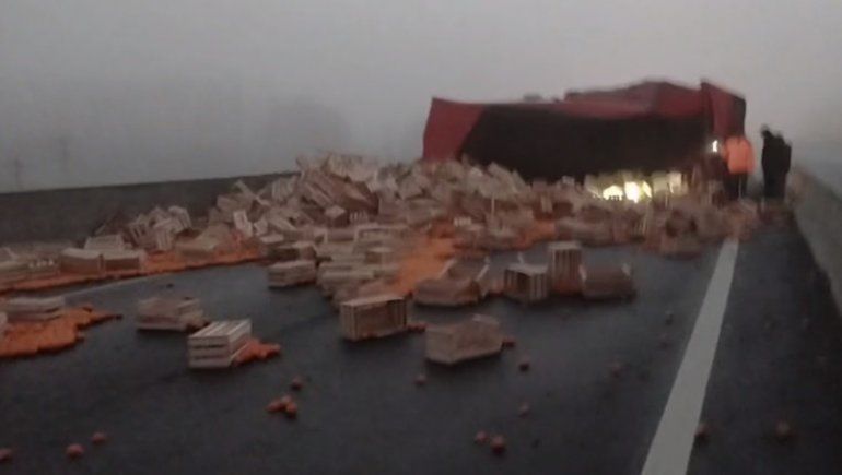 Un camionero murió tras perder el control sobre la Ruta 22