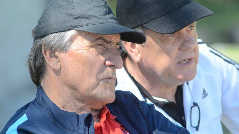 Tocalli interactuó con Cesarín durante la prueba de jugadores.
