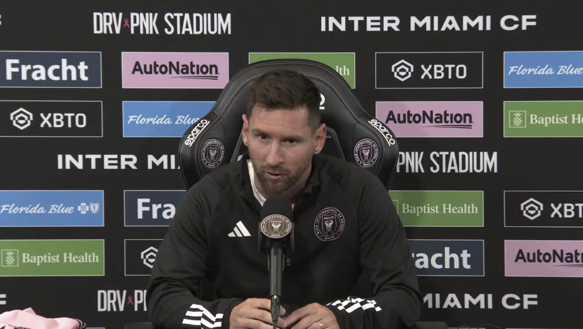 Utilizando Inteligencia Artificial, hicieron que Messi respondiera en inglés en la conferencia de prensa posterior a la obtención de la Leagues Cup con el Inter Miami.