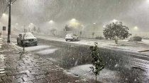 no es bariloche, es brasil: ola de frio polar y nevadas al sur del pais
