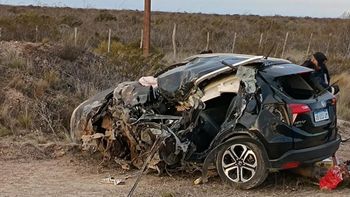 La Honda HR-V del kinesiológo de Puerto Madryn quedó destruída. 