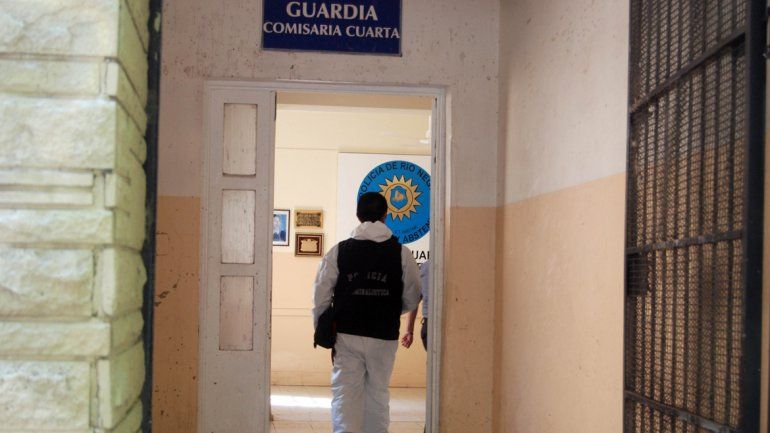 La guardia de la Comisaría Cuarta actuó rápidamente ante la emergencia.
