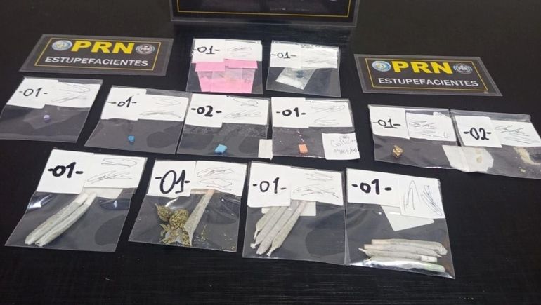 Marihuana y distintos tipos de drogas sintéticas secuestró la policía en una fiesta electrónica que se realizó en Cipolletti.&nbsp;