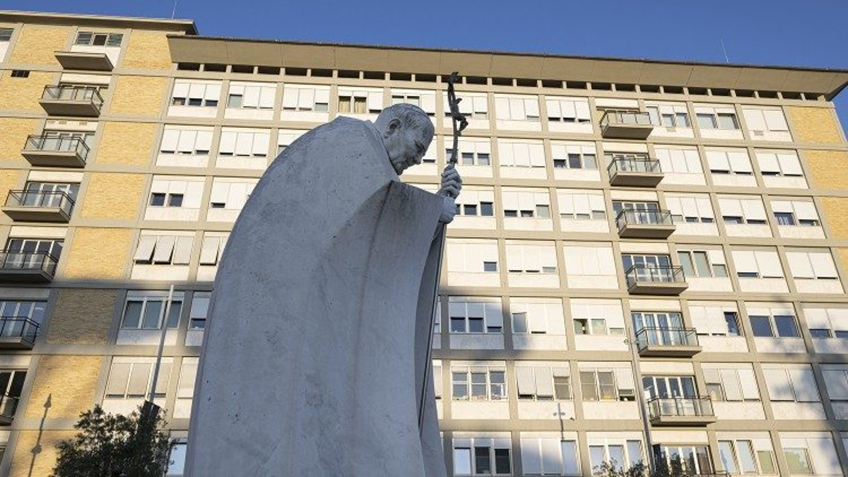 Francisco está internado en&nbsp; el hospital Gemelli de Roma