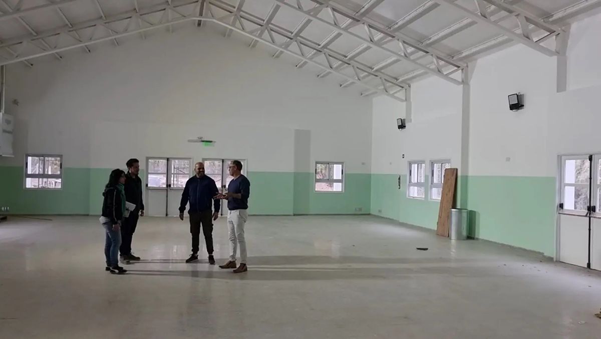 María Elvira: la obra en la Escuela Primaria 142 está en etapa final