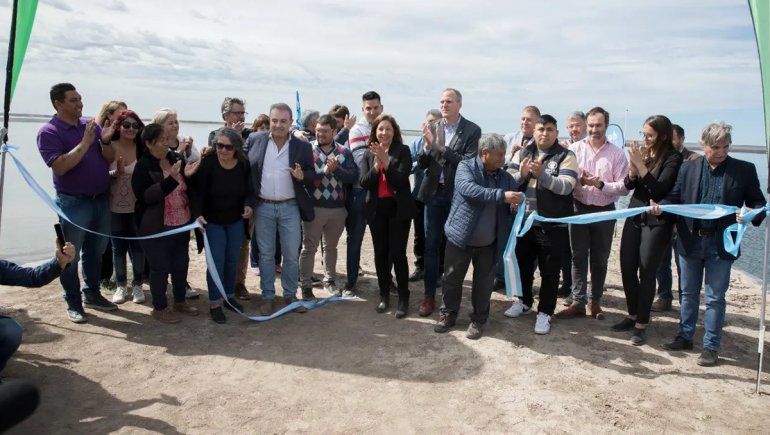 Se inauguró la planta de cloacas: Estamos viendo una Viedma que crece
