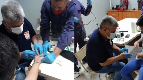Se le trabó un anillo y se lo tuvieron que sacar los Bomberos