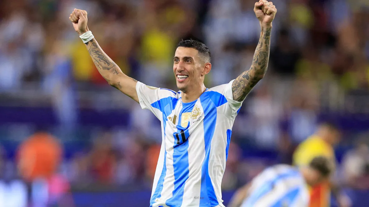 Ángel Di María fue ovacionado en el Monumental.