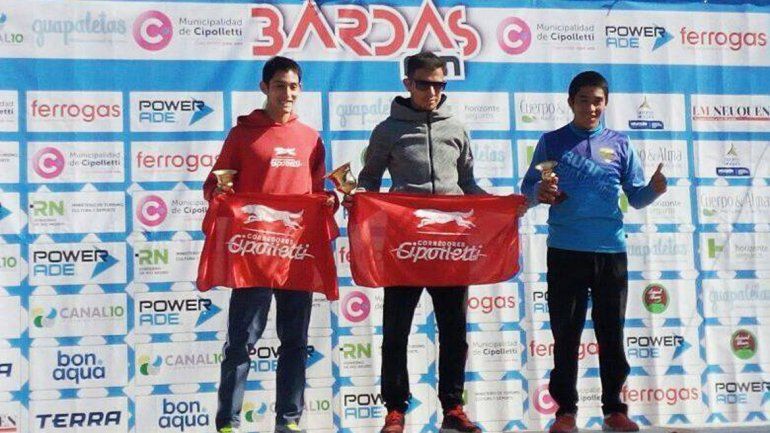 El podio de los 10 kilómetros