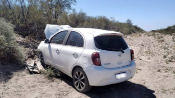 cipolena de 82 anos se descompenso y choco rumbo a las grutas