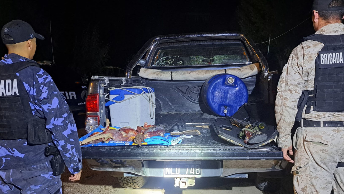 Tres hombres fueron detenidos en General Roca por tenencia de armas y presunta caza ilegal.