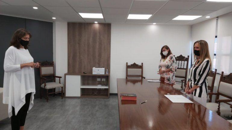 Zappala Cailoto prestó juramento hoy lunes.