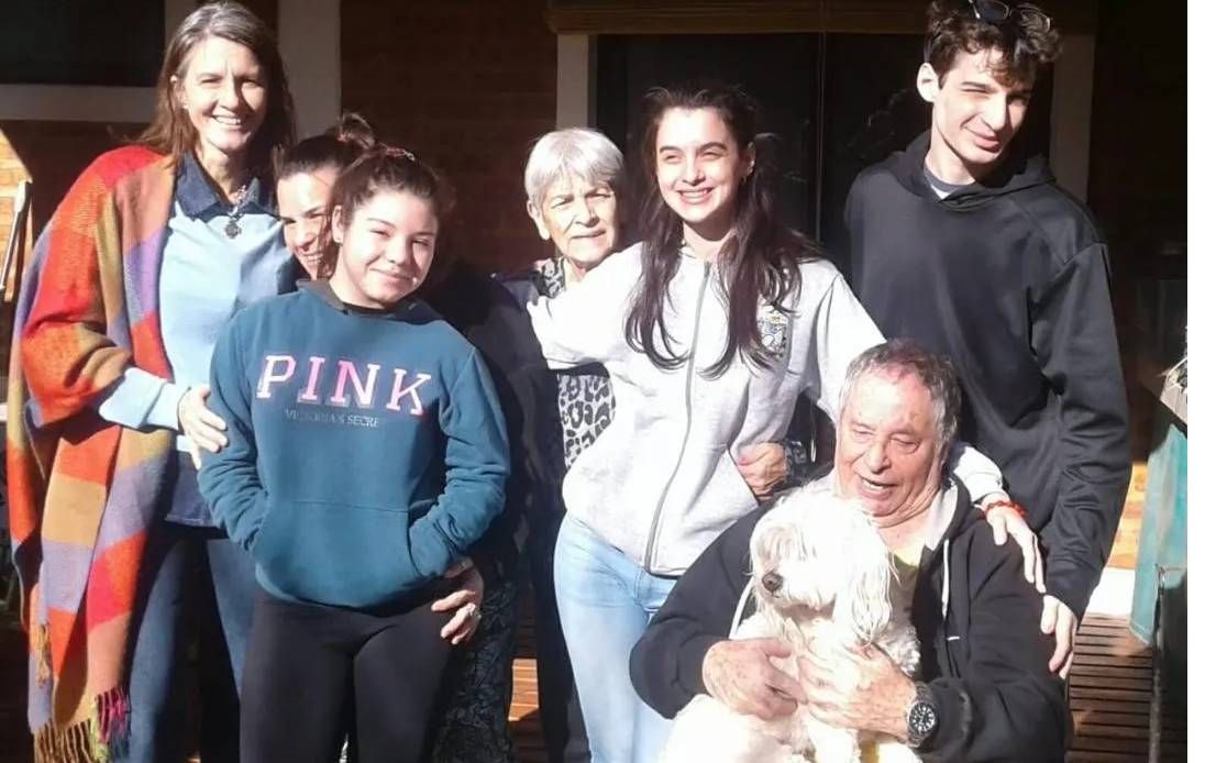 Juan junto a su hermosa familia.