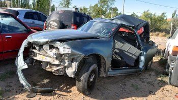 el joven cipoleno choco a mas de 100 km/h al policia