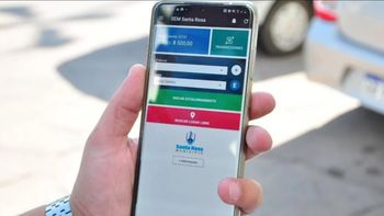 La aplicación del Sistema de Estacionamiento Medido (SEM) de Santa Rosa estuvo caída 10 días, a partir del 20 de junio.