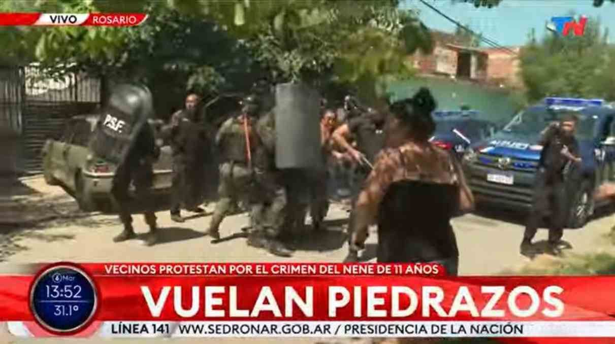 Rosario: quisieron linchar al presunto asesino de un nene