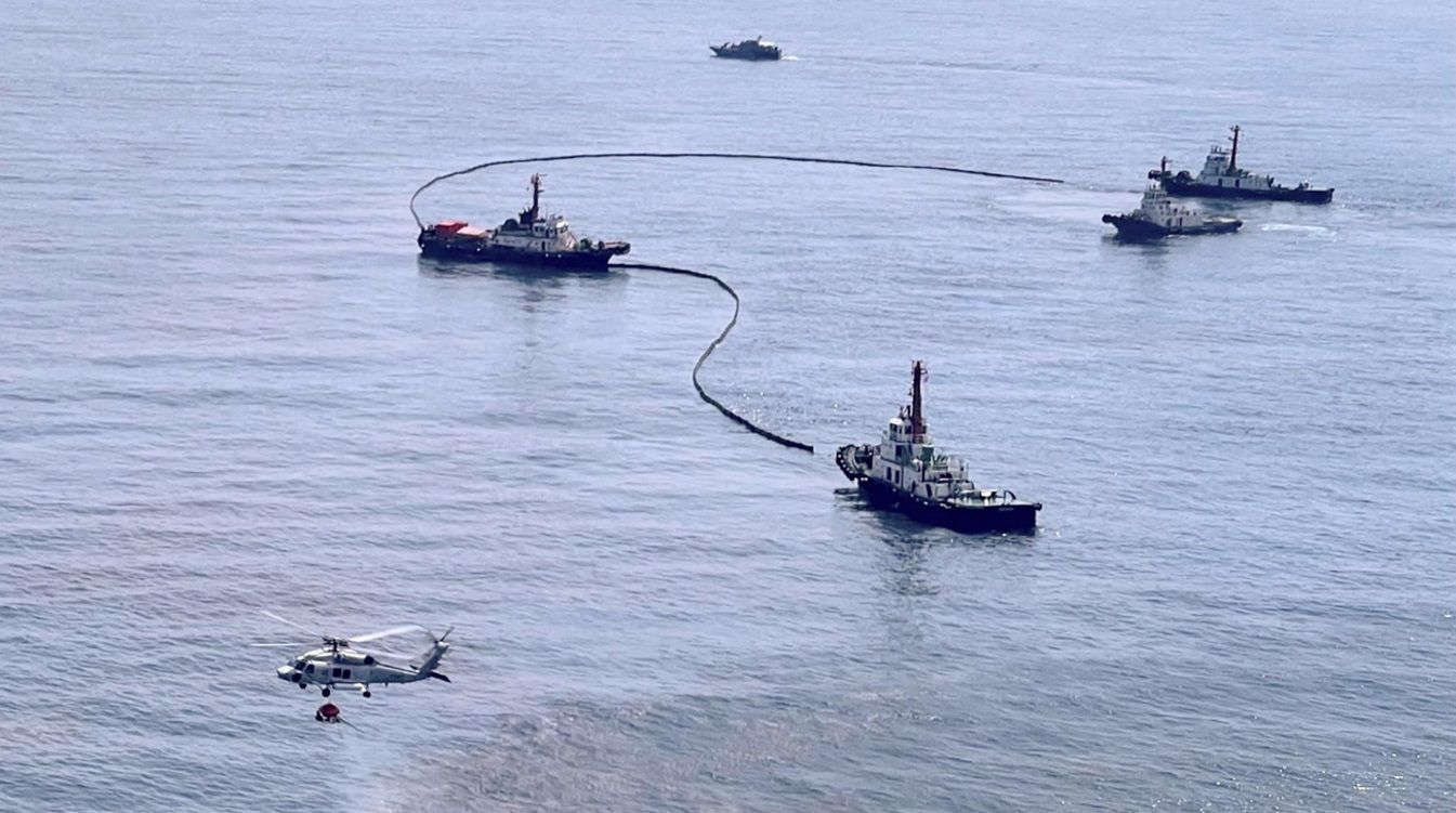 Tailandia: fuga en oleoducto provocó un enorme derrame de petróleo