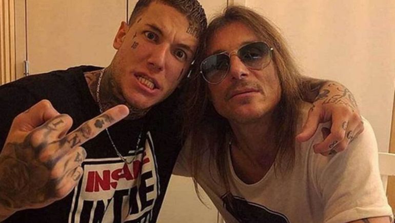 Alex Caniggia mostró su descontento con su padre