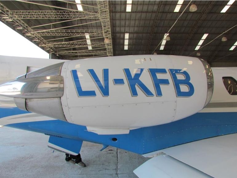 El avión Cessna Citation V Ultra de la Gobernación de Río Negro lleva más de un año sin hacer vuelos sanitarios.