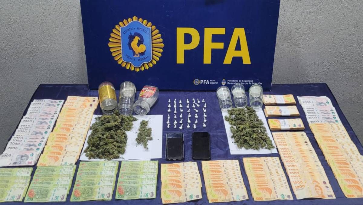 Todo lo secuestrado en los últimos operativos de la PFA en Cipolletti.