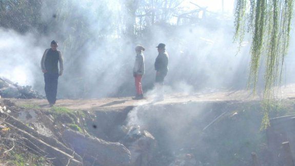 En el asentamiento viven unas 70 familias y el caso está judicializado.